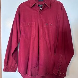 Alexander Julian Deep Red Cotton Shirt
